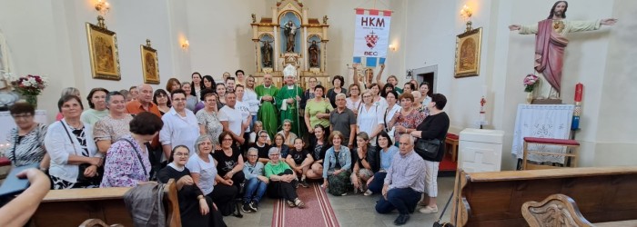 Našu župu na 12. nedjelju kroz godinu posjetio biskup Križić i hodočasnici iz Beča