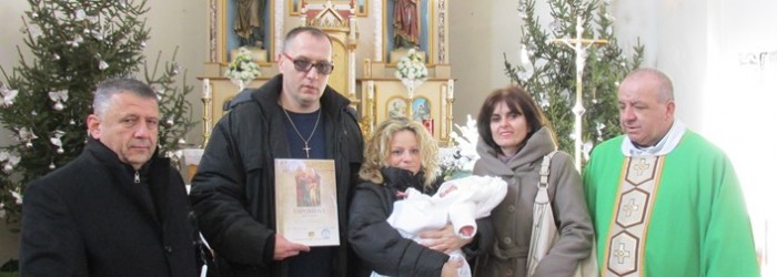 Kršteno je prvo dijete u ovoj godini - Nika Ratković