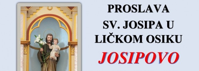 Program proslave župnog patrona sv. Josipa