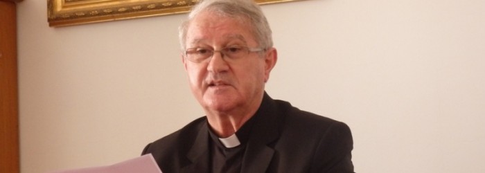 Nagovor biskupa Zdenka svojim svećenicima