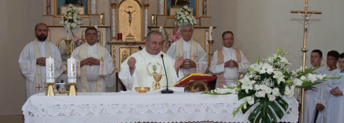 Proslava srebrnog jubileja svećeništva vlč. Luke Blaževića u Ličkom Osiku